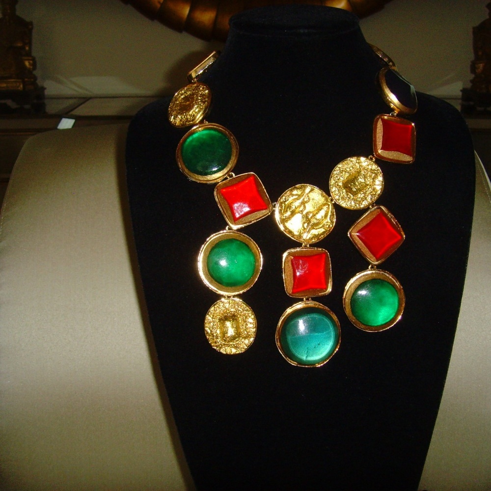 Kenneth J Lane (Kjl) Statement Bib Necklace - image 5